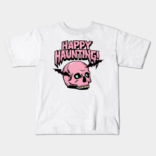 Festive Frights: Happy Haunting Halloween Kids T-Shirt